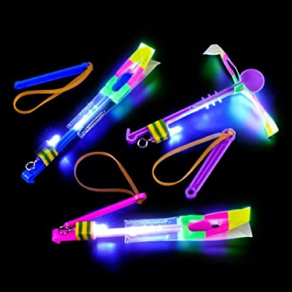 New LED Helicopter Slingshot Toys - Picture 2 of 3